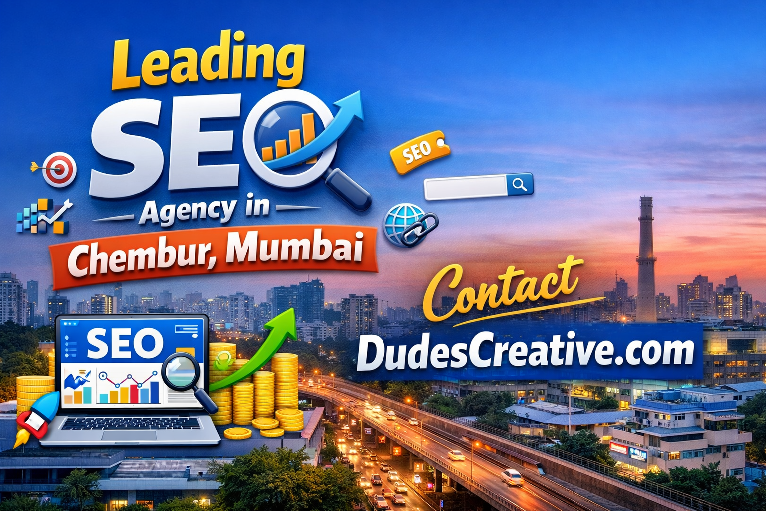 Leading SEO Agency in Chembur, Mumbai – Contact Dudes Creative