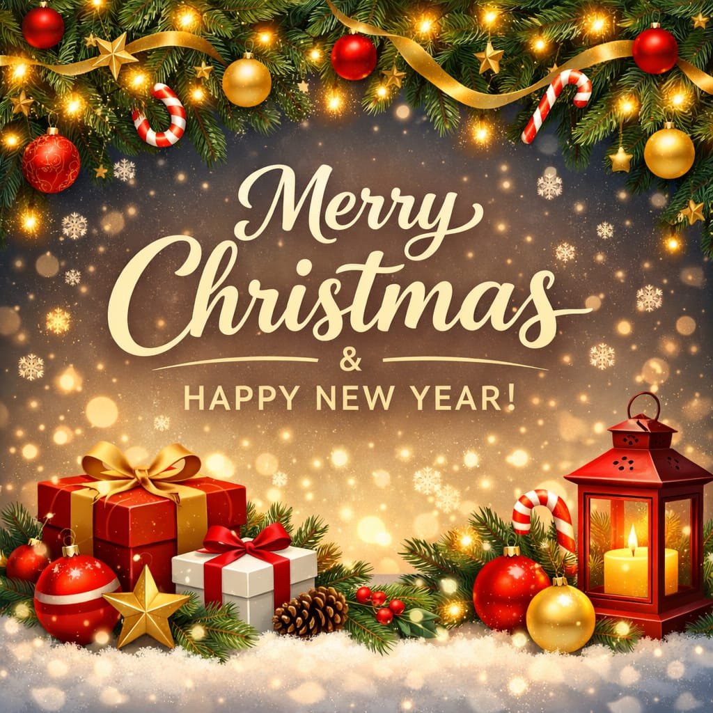 Merry Christmas - Wishing You Peace, Clarity, and Warmth This Christmas
